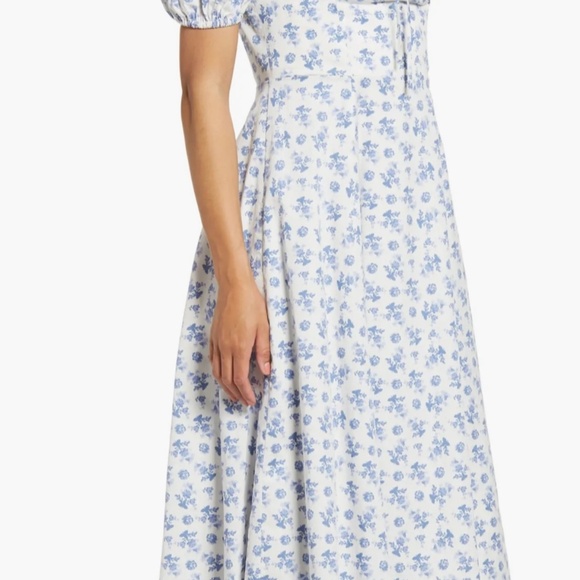 HOUSE OF CB Tallulah Puff Sleeve Midi Dress - Picture 3 of 9